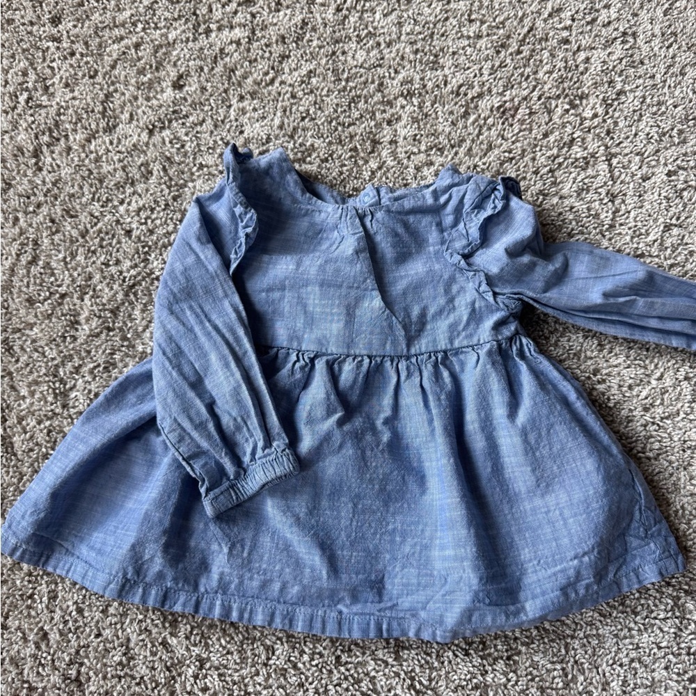 Toddler gir 2-piece fall outfit Long Sleeve top floral Leggings – Size 18 Months - Picture 6 of 12